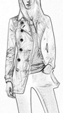 英国代购 博柏利 burberry 女装 短款腰部缩褶风衣打折 39457171