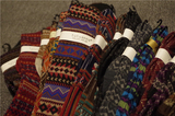 日本原出口订单tutuanna冬季袜子女士民族风全棉中筒保暖森女随机