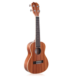 Tom ukulele沙比利23寸尤克里里26寸小吉他夏威夷乌克丽丽TUC200B