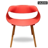 无限椅 欧式实木塑料大师设计宜家伊姆斯餐椅时尚咖啡馆休闲椅子