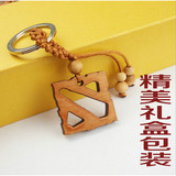 DOTA2刀塔游戏周边礼品饰品钥匙扣挂件桃木钥匙扣饰品木制挂件