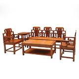 中国风实木环保沙发 客厅沙发茶几组合5件套 中式仿古古典家具