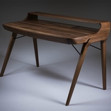 北欧书桌实木书桌简约现代电脑桌台式家用写字桌原木桌椅宜家桌子