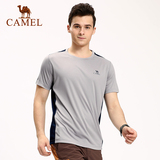 【2016新品】CAMEL骆驼户外男款速干圆领T恤透气速干男士短袖T恤
