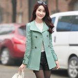 韩版衣服30-35-40岁中年少妇女装妈妈装 长袖短款春秋款外套风衣