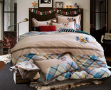 2016秋季新款全棉四件套1.5和1.8米被套床单式纯棉家纺床上用品