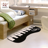 特价 摩毯 可爱小钢琴地垫门垫 卧室客厅床边地垫进门防滑脚垫子