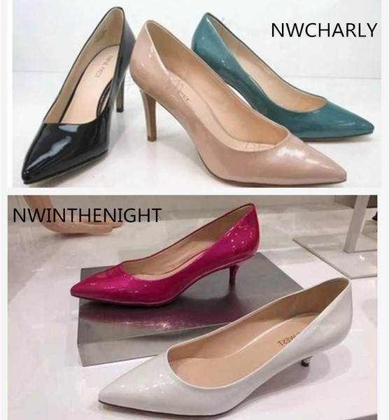 ninewest玖熙女单鞋14秋季尖头浅口高跟鞋nwinthenight nwcharly