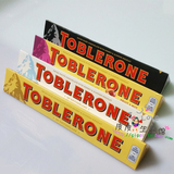TOBLERONE 瑞士三角提子杏仁牛奶黑白巧克力 100g 4种选
