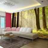 森林田园自然风景客厅卧室大型壁画电视背景墙纸3D立体个性壁纸画