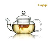 耐热高温透明玻璃泡茶器花草红茶壶欧式创意茶水过滤煮花茶壶套装