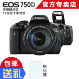 Canon/佳能 EOS 750D 套机(EF-S 18-135mm)佳能单反相机 入门单反