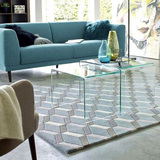 时尚简约地毯客厅茶几沙发地毯欧式现代宜家卧室床边毯手工毯定制