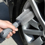 汽车用轮毂刷轮胎刷子 专业清洗工具洗车毛刷清洁用品钢圈刷车刷