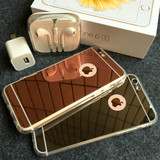 WRZ iphone6S手机壳软苹果6plus镜面外壳来电闪六保护壳4.7硅胶套