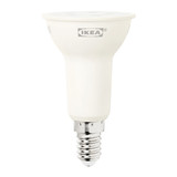 宜家代购   里代尔 LED灯泡 E14 R50反射器 400流明, 可调光的