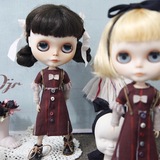 #丁尖儿＃ blythe#jerryberry#azone #娃衣  彩扣复古背带裙