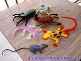仿真爬行动物模型老鼠蜘蛛乌龟蜥蜴蛇吓人道具儿童玩具6款超大号