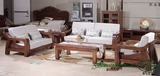 中式沙发雕花老榆木沙发榆木家具全实木木架沙发实木客厅组合