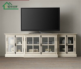 美式乡村实木电视柜 法式房间实木电视柜 欧式全实木电视柜可定制