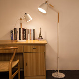 钓鱼灯落地灯客厅卧室创意北欧家书房简约现代 草帽落地灯