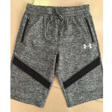安德玛运动裤UA短裤男士篮球五分裤系带速干训练健身透气跑步裤子