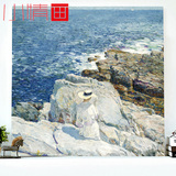 哈萨姆 南部海滨 欧式画美式画海景油画印象派风景画电箱画装饰画