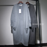 2105秋季韩国MACQNF专柜正品MQ韩版新款开衫中长款毛衣外套女装
