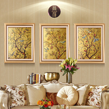 尚尚木莲 现代美式客厅装饰画 欧式沙发背景墙挂画餐厅壁画幸福树