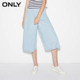 ONLY2016夏装新品含棉宽松七分牛仔裤女L|116235004