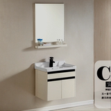 太空铝彩色浴室柜组合欧式智能D灯陶瓷面盆个性创意 置物架