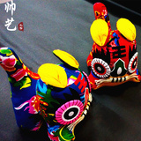中国特色礼品传统玩偶具花布老虎特色工艺品出国外事留学纪念礼品