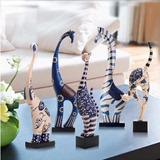 欧式雕塑艺术品家居摆件马猫大象鹿工艺品装饰品客厅摆设结婚礼物