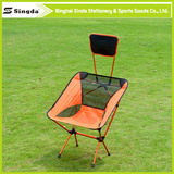 户外折叠椅子便携式超轻月亮椅航空铝合金钓鱼凳休闲靠背椅带靠枕