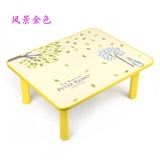 韩国进口正品 彼得兔儿童学习桌 居家幼儿书桌 创意可折叠饭桌大