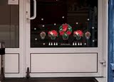 圣诞节雪花装饰墙贴纸/玻璃贴/瓷砖贴/冰箱贴纸/家具贴画/GDT-852