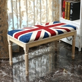 欧式床尾凳实木换鞋凳沙发脚凳试衣凳梳妆凳长凳子美式布艺钢琴凳