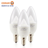 OSRAM欧司朗E14 led灯泡螺口水晶灯蜡烛灯泡3.6W尖泡节能灯暖黄