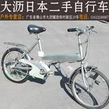 日本二手自行车内变速20寸小车助力车松下铝合金车架罗拉刹变速车