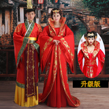 新娘礼服唐装汉服中式结婚嫁衣婚服古装女服装古代红色皇后武则天