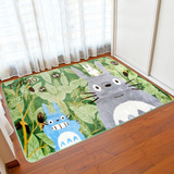 可爱日系宫崎骏龙猫地毯进门垫 儿童卧室卡通脚踏垫 厨房长条地垫