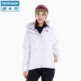 迪卡侬冬季女滑雪服 保暖防水防风羽绒服 户外大码冲锋衣 WED'ZE