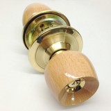 鹰兰仕榉木球形锁室内球型锁房门锁全铜锁芯铜盖板5831