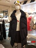 SARINA韩国代购直邮COIINCOS专柜正品韩版大毛领女羽绒服IP5WH063