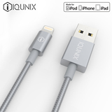 iQunix 全金属编制数据线mfi认证iPhone 6 6s6piPad充电线2A包邮