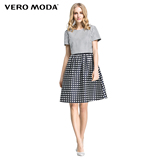 Vero Moda16新品印花A摆假两件夏季连衣裙31627B005