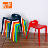 好椅子 宜家时尚餐椅 家用餐桌凳 创意椅子特价塑料凳子 加厚高凳
