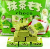 日本进口零食 松尾 抹茶巧克力QQ年糕夹心糯米糍巧克力7个入45g