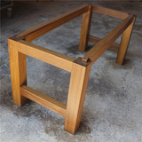 原木大板框型支架实木大板脚架大板餐桌茶桌书桌配套桌腿四腿支架