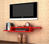 创意隔板壁挂储物架客厅挂架壁柜墙壁隔板托架电视机顶盒自由组合